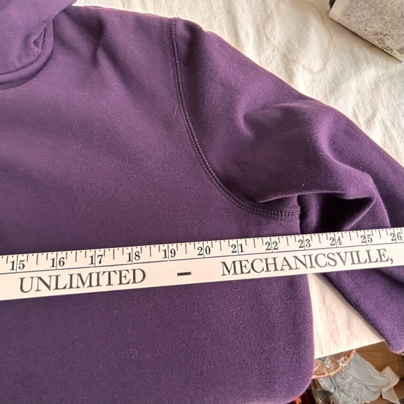 Eddie Bauer Purple Plum Fleece Lined Hooded Jacket - Picture 12 of 13